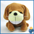 soft stuffed and plush cartoon dog toy